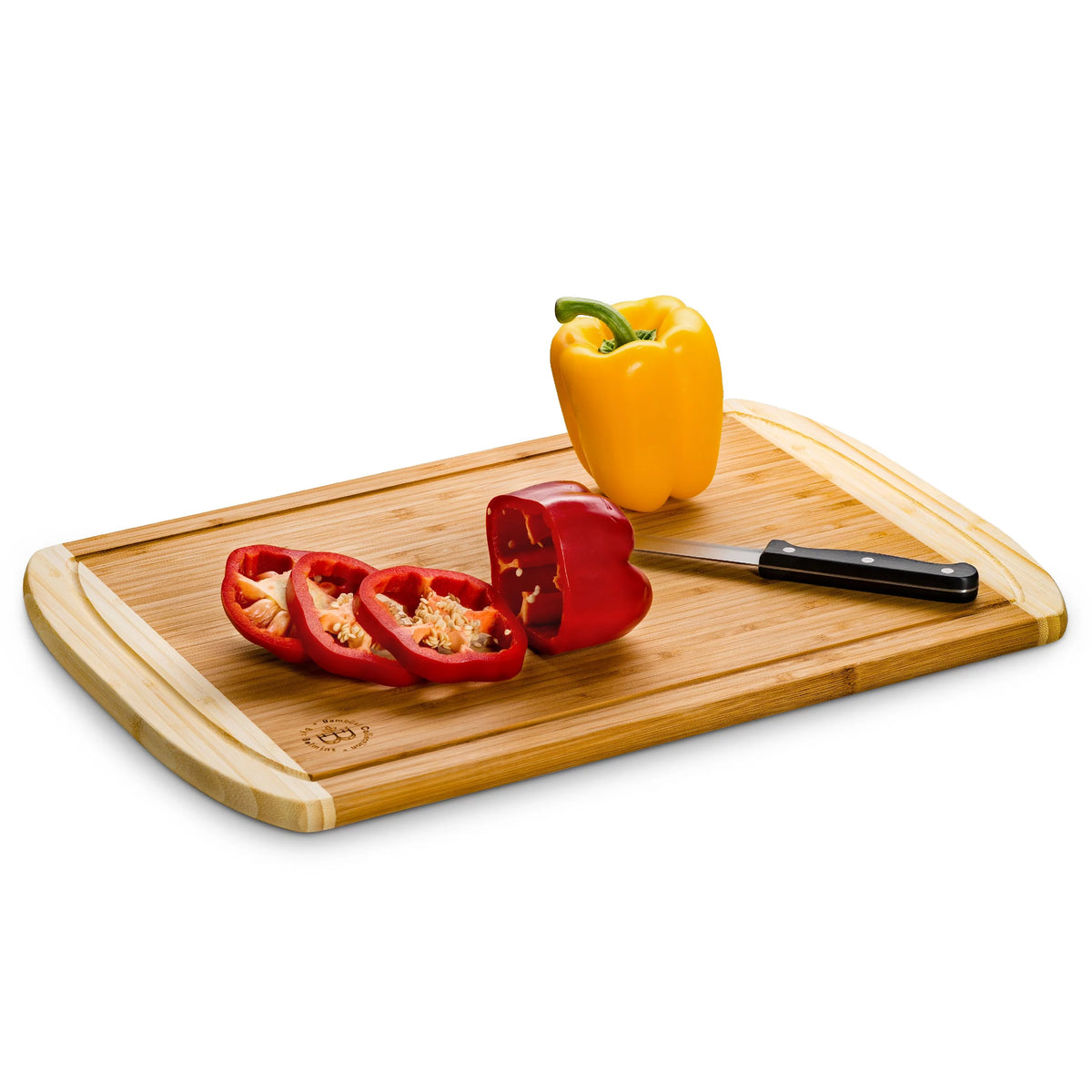 Extra Large Bamboo Cutting Board with Juice Grooves I591
