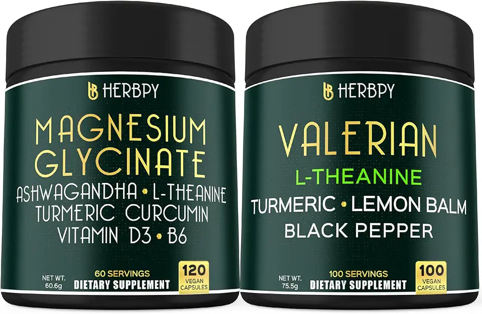 Magnesium Glycinate & Valerian Root Supplement Q770