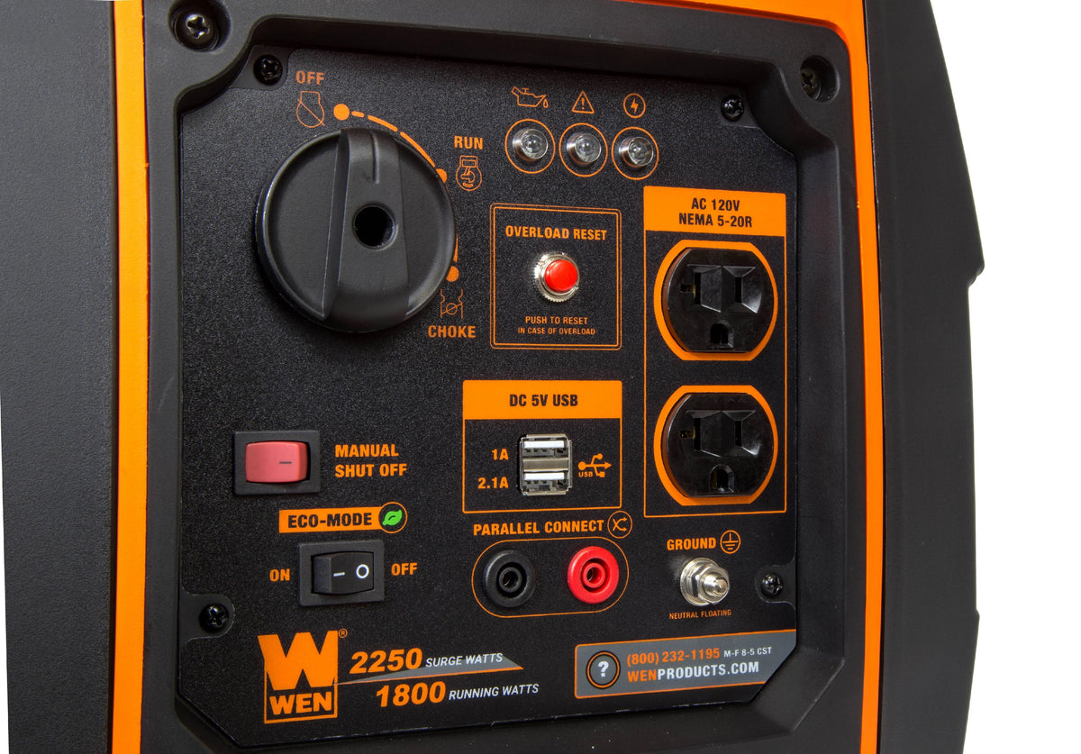 2250-Watt Portable Inverter Generator D56758