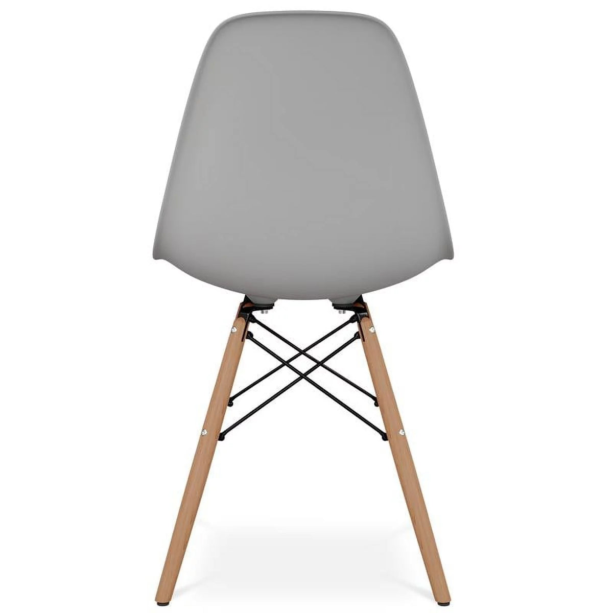 Plastic and Beech Wood Dining Chair Y43822