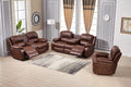 Power Reclining Bonded Leather Living Room Set K22510