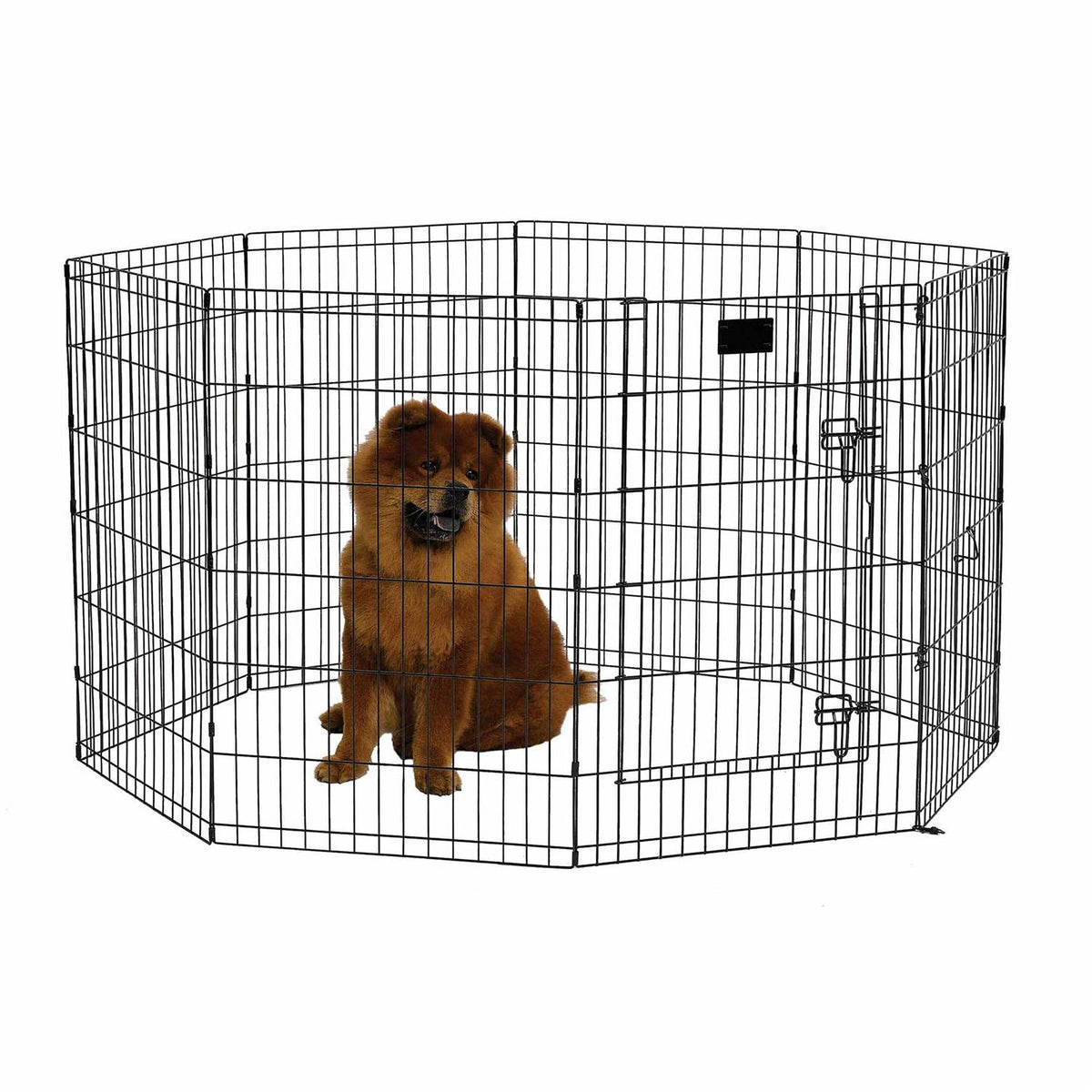 Black Exercise Pen with Door D32190