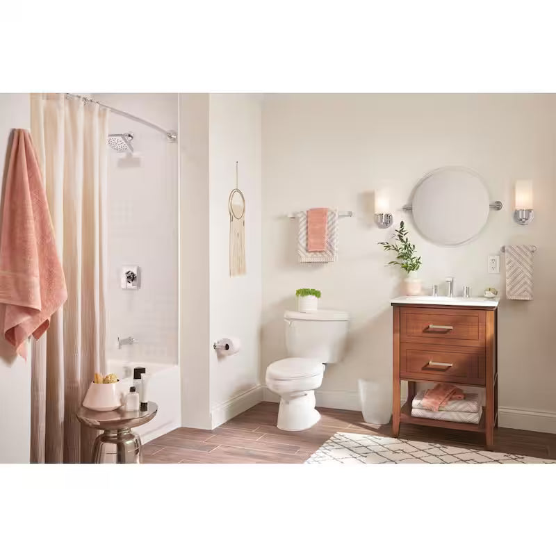 8 in. Widespread Double Handle Bathroom Faucet in Chrome M987363