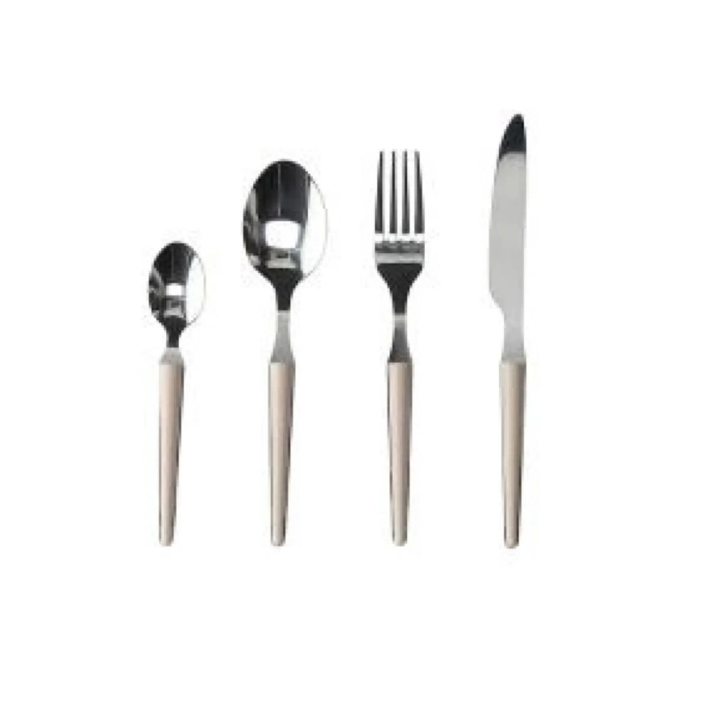 Cream Cutlery 24 pcs Q138392