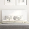 White Queen Solid Wood Paneled Headboard X7191