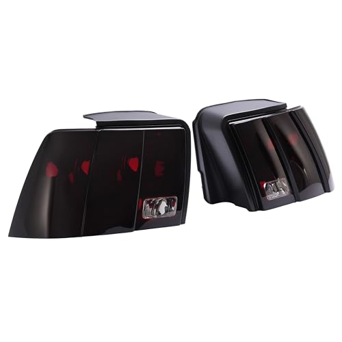 Pair Tail Lights Red Smoke Lens A57975