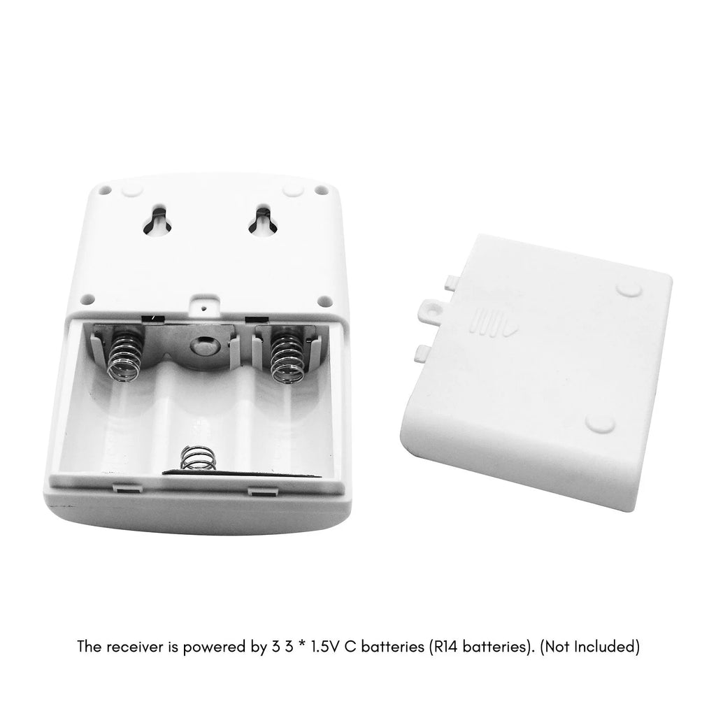 Wireless Driveway Alarm with IR Motion Sensor, 1 Receiver & 2 Transmitters L4572