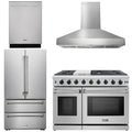 48 Propane Gas Range, Range Hood, Dishwasher, Refrigerator M20418