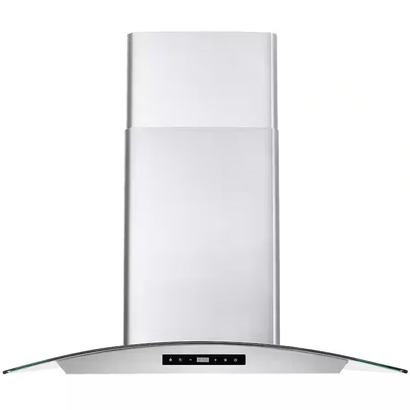 30 in. Stainless Steel Wall Mount Range Hood with Touch Controls P808038