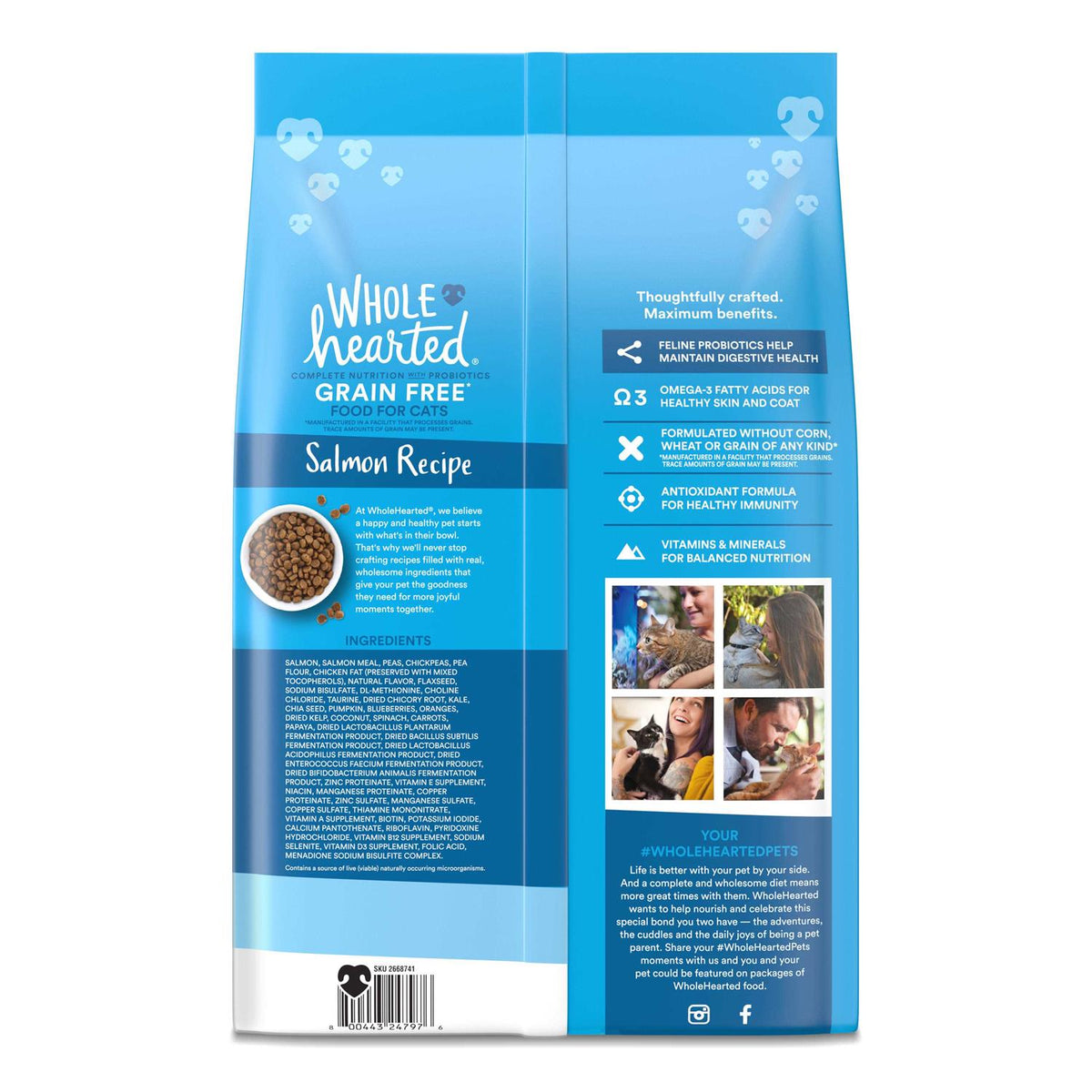 Grain Free Salmon Formula Dry Cat Food E5295