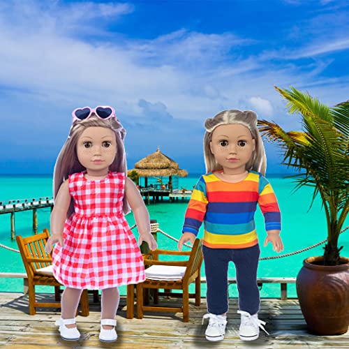 10 Sets 18 Inch Doll Clothes and Accessories T734
