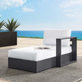 Gray White Modular Outdoor Chaise Lounge I1121