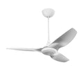 52 Ceiling Fan with Brushed Aluminum Blades and White Finish W5962