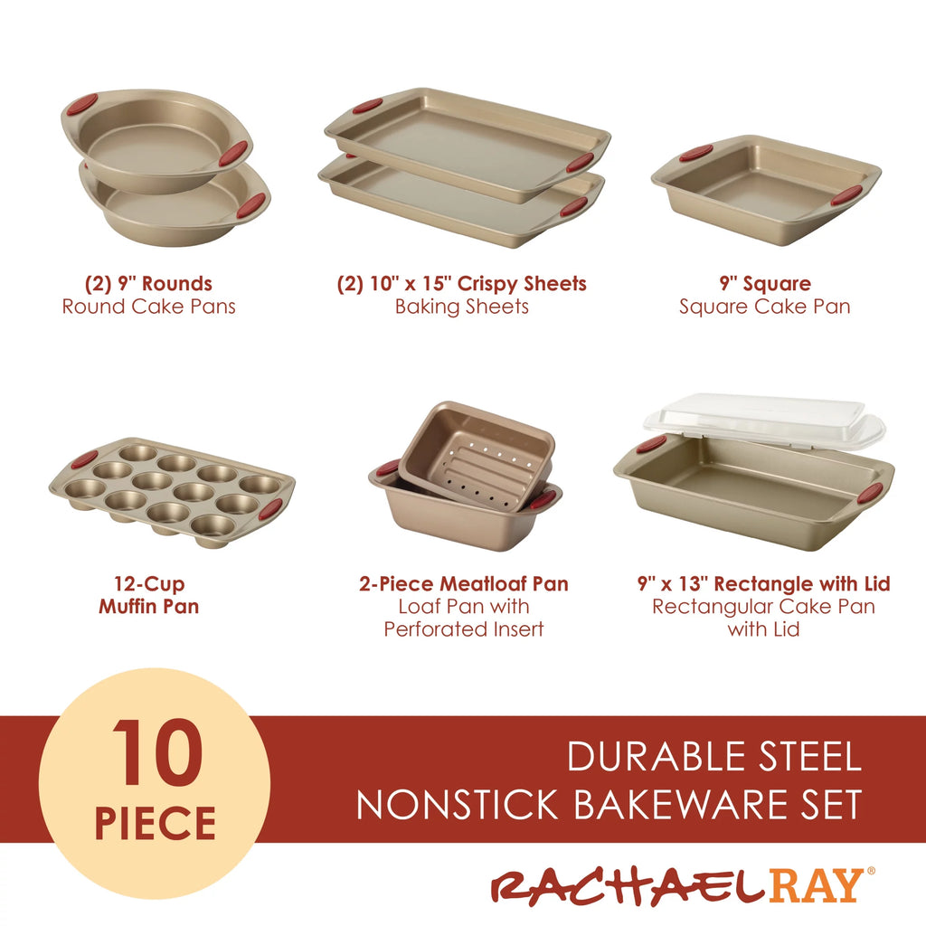 10-Piece Nonstick Bakeware Set A7930