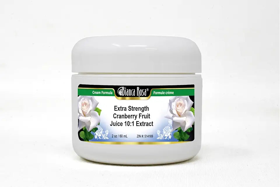 Cranberry Fruit Juice 10:1 Extract Cream 2 oz 2 Pack W8203
